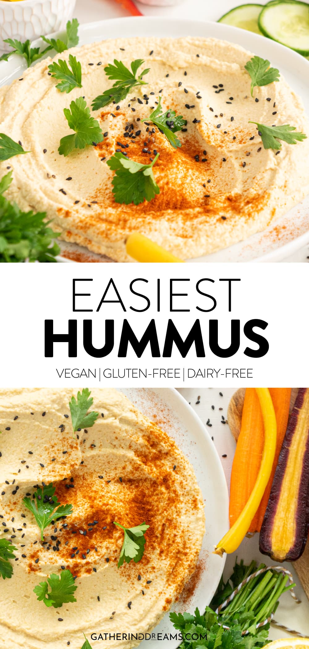 Easy Hummus Recipe (Creamy & Fast) Gathering Dreams