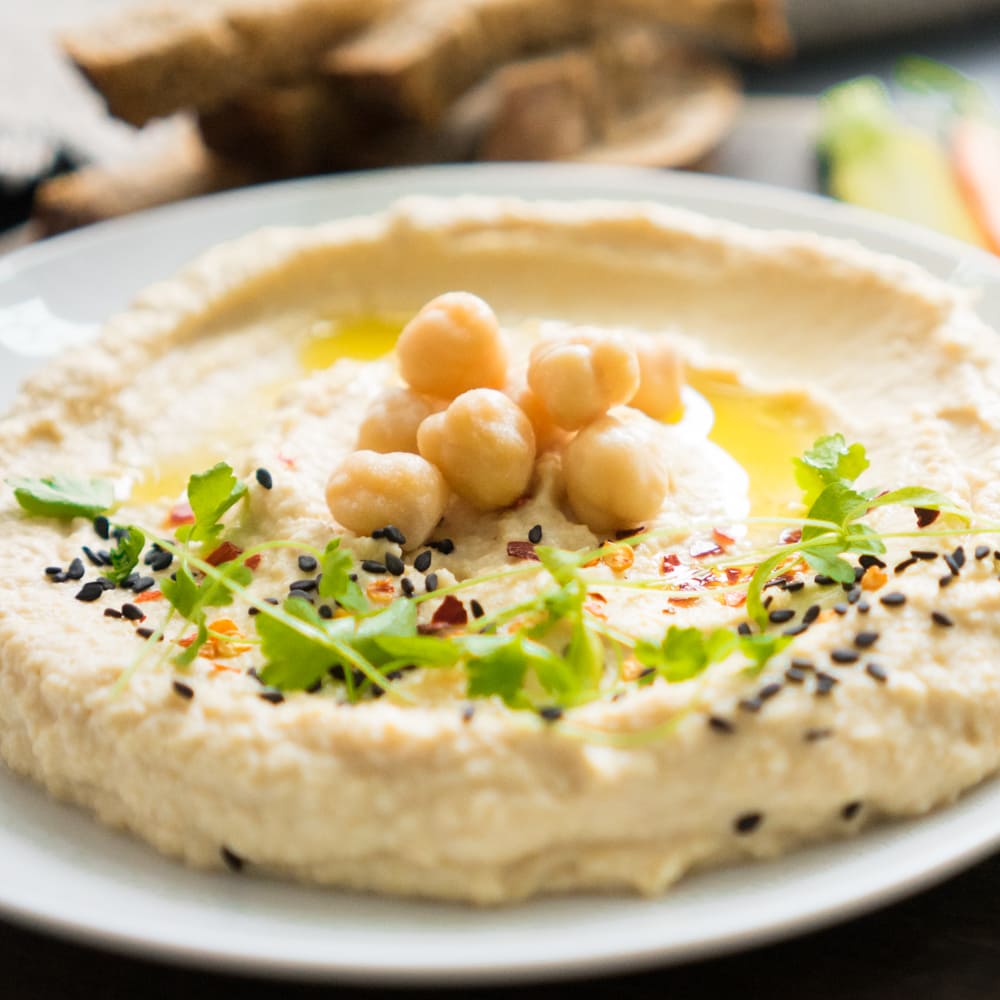 The Perfect Easy Hummus Recipe - Gathering Dreams