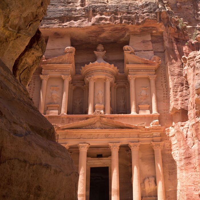 The Treasury in Petra