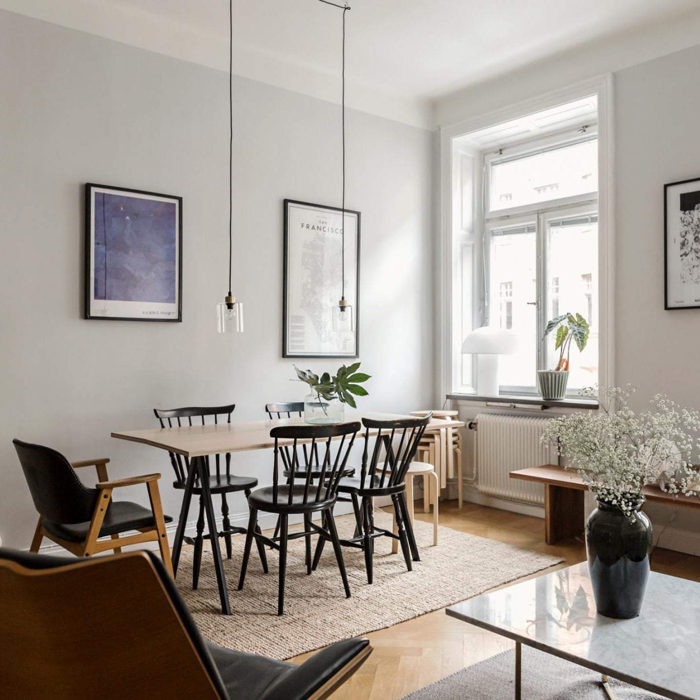 small apartment living dining room