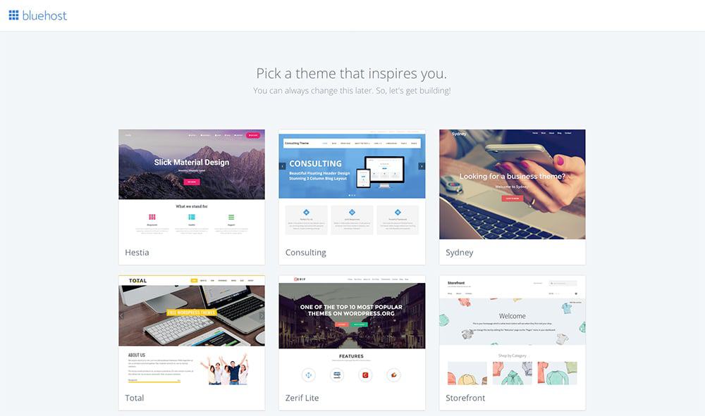 Pick a WordPress Theme screenshot