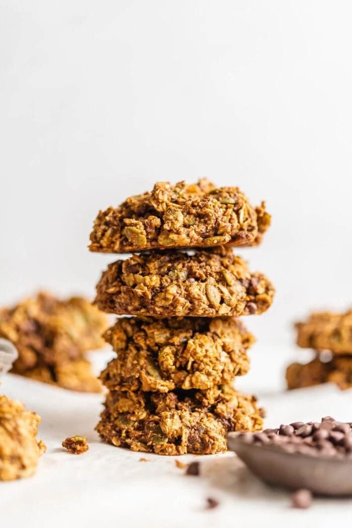 sweet potato coconut oat cookies
