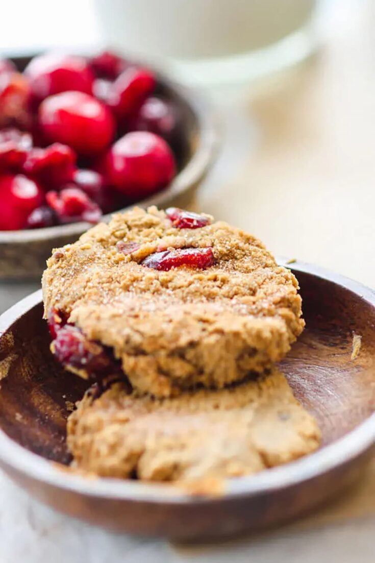 Image for Vegan Cranberry Almond Molasses Cookies