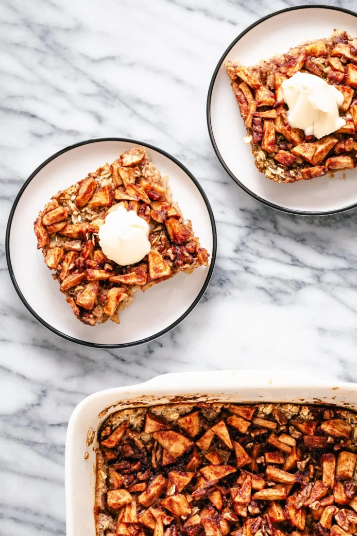Image for Vegan Apple Pie Baked Oatmeal