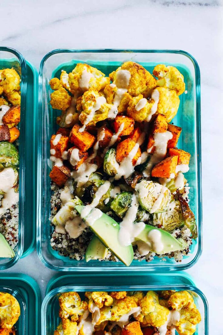 Roasted Quinoa in a Bowl