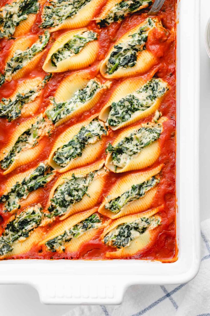 Image for Spinach & 'Ricotta' Vegan Stuffed Shells