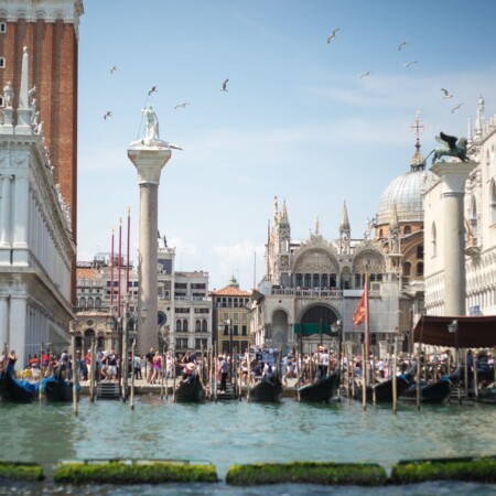 A view of the canals in Venice, by far one of the most romantic cities in the world