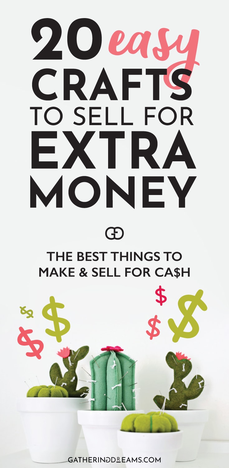 20 Easy Things To Make and Sell Online For Extra Cash
