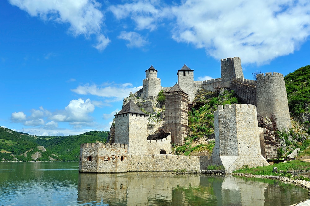 Old medieval fortification Golubac, Serbia