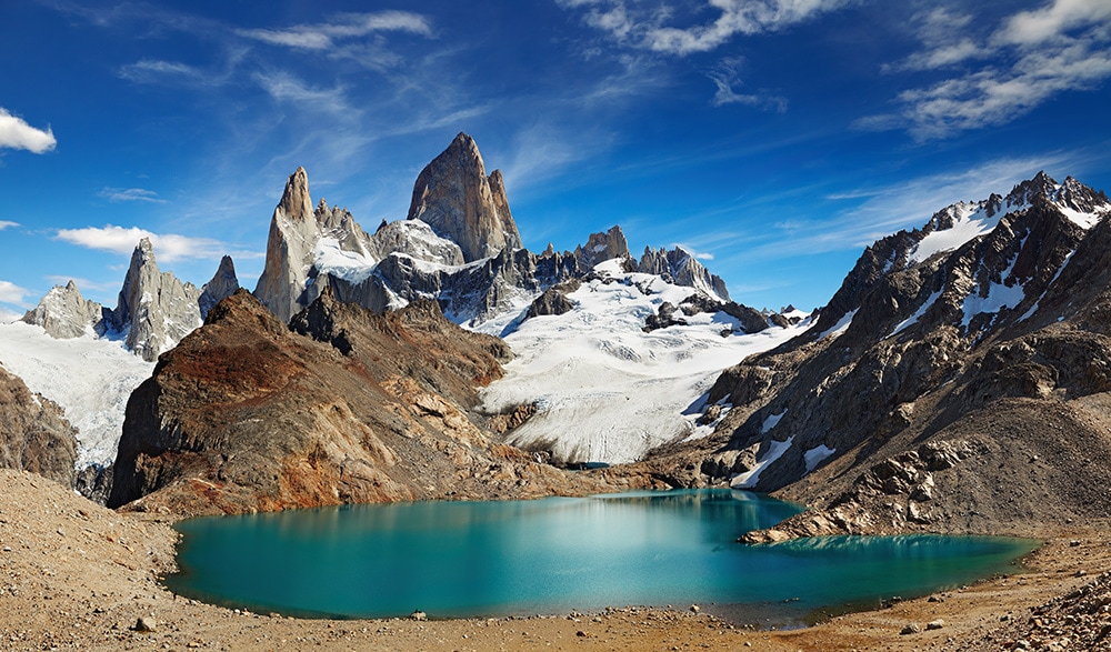 Mount Fitz Roy, Patagonia, Argentina: one of the cheapest countries to visit