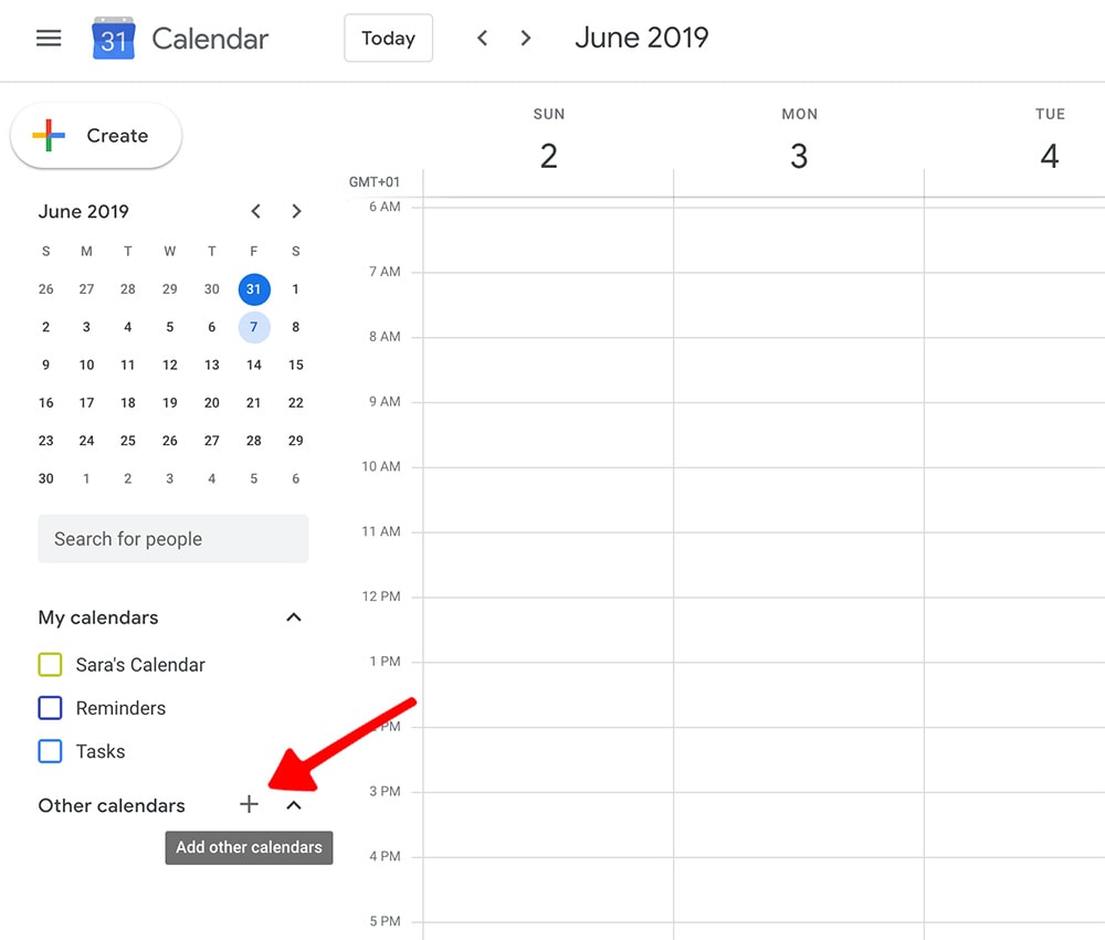 Meal planner template: add new calendar