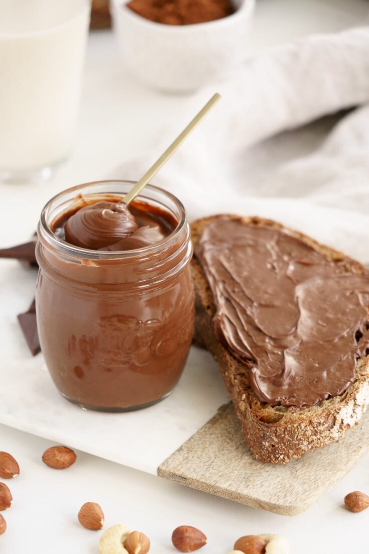 Homemade vegan Nutella