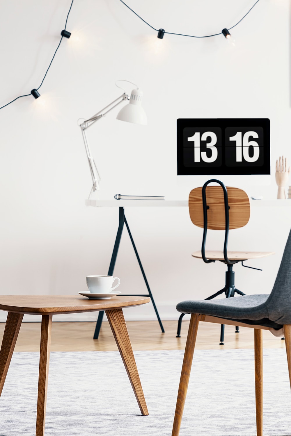 View of a work from home office, the perfect place to find out how to become a bookkeeper