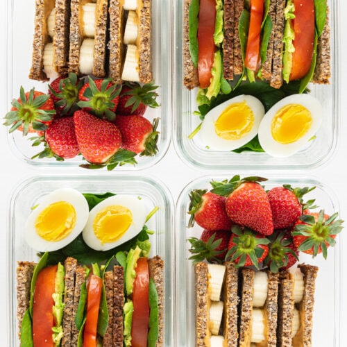 Bento Breakfast Meal Prep - Peanut Butter and Fitness
