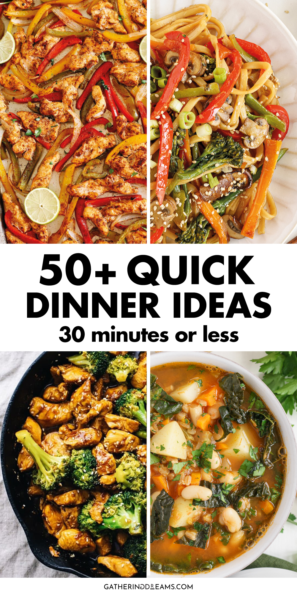 50+ Quick And Easy Dinner Recipes (30 minutes or Less)