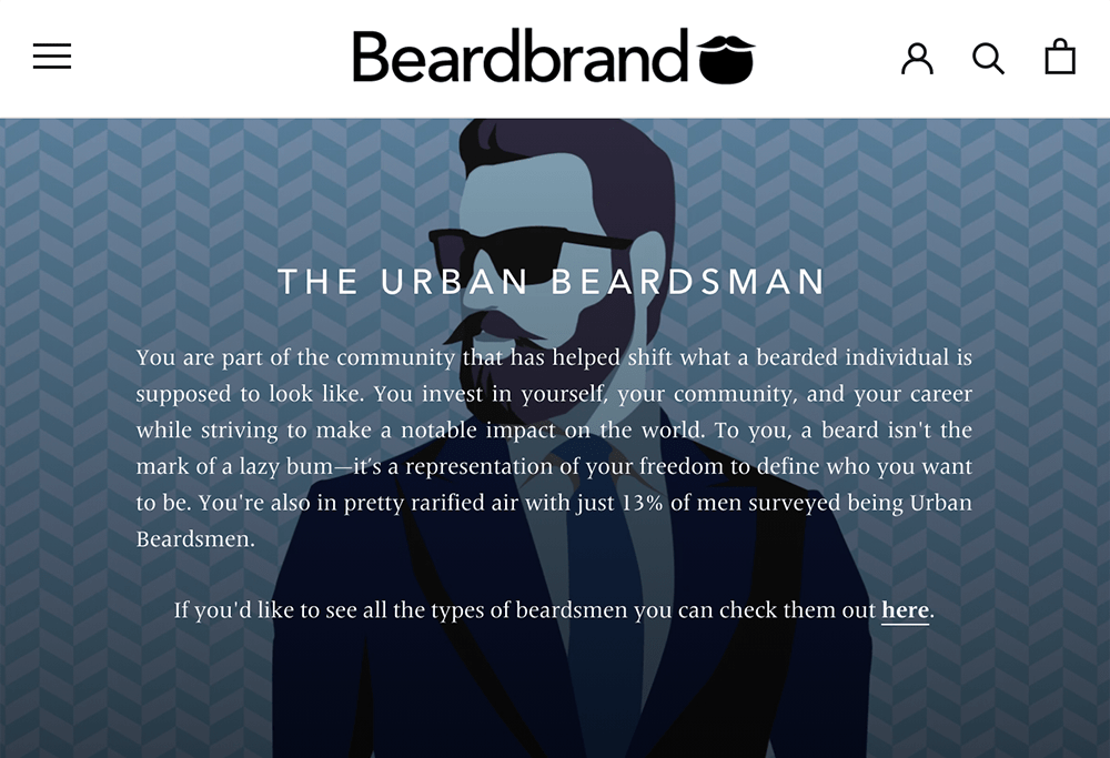BearBrand homepage: how to start an online store by creating a community