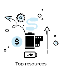 Icon: "Top resources you need to sell photos online"