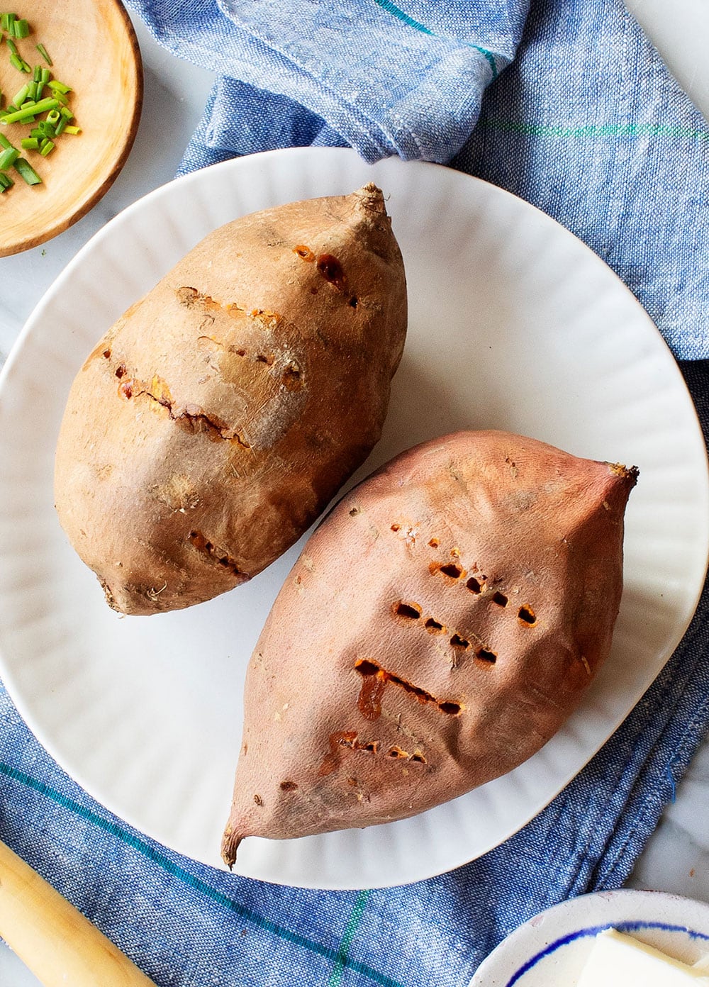 Baked sweet potatoes by Love And Lemons