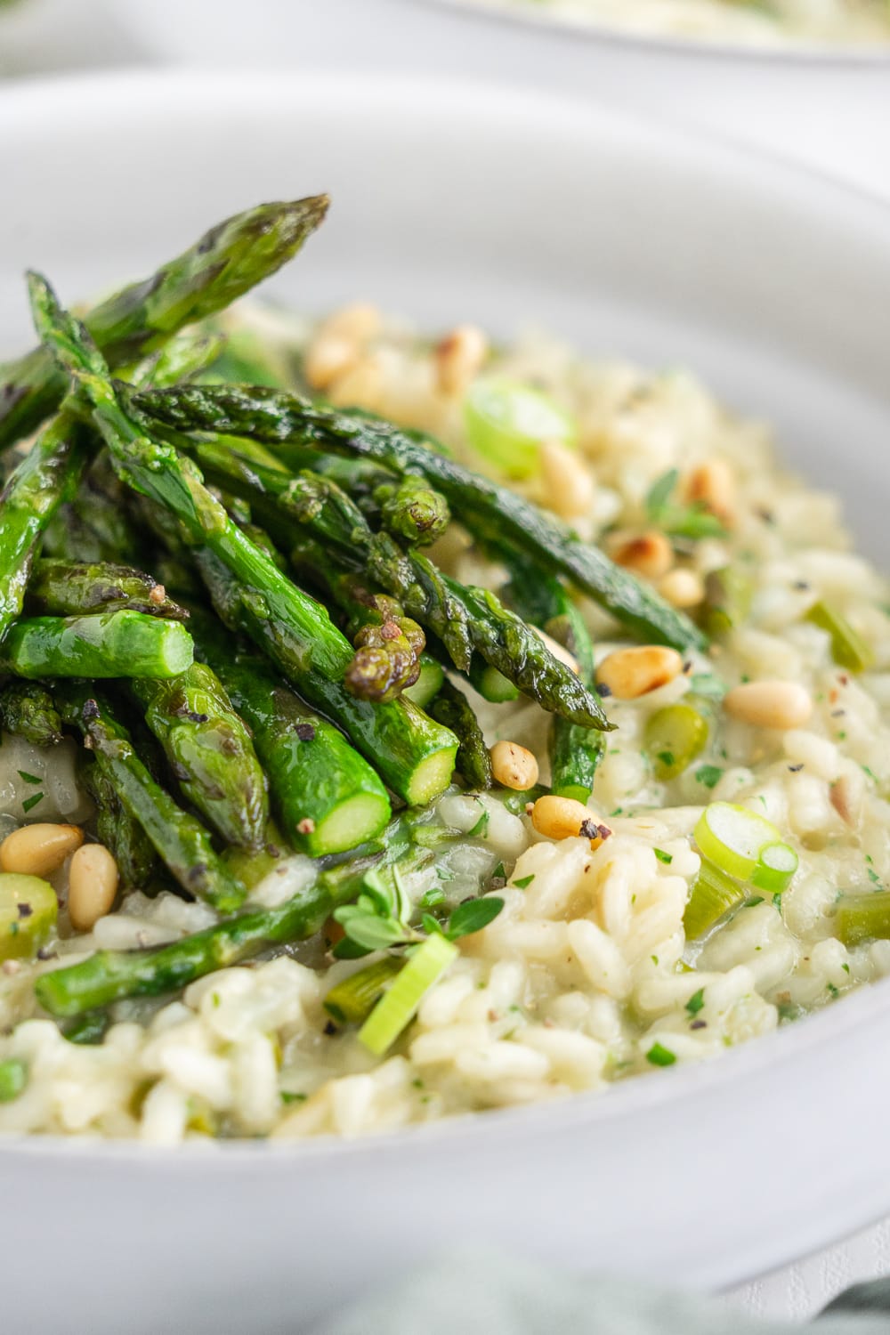 Vegan Asparagus Risotto - Gathering Dreams