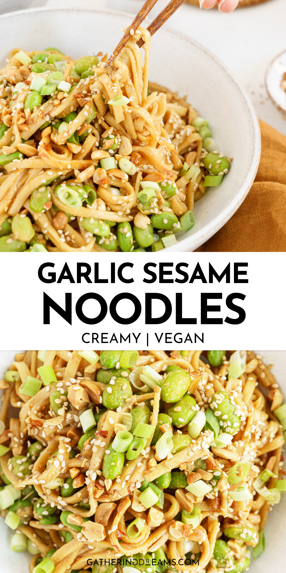 Garlic Sesame Noodles 15 Minute Gathering Dreams 6619