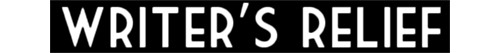logotipo de relieve de escritores