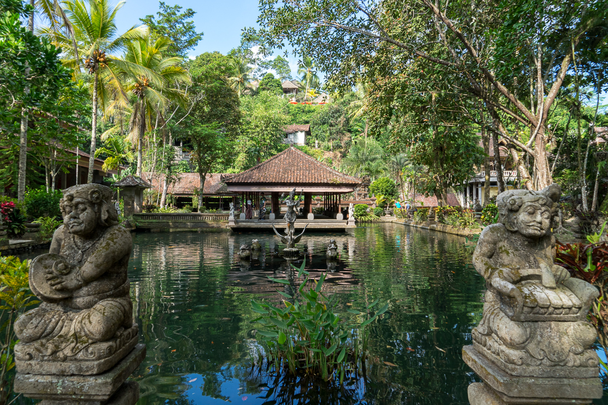 A beautiful water temple in Bali
