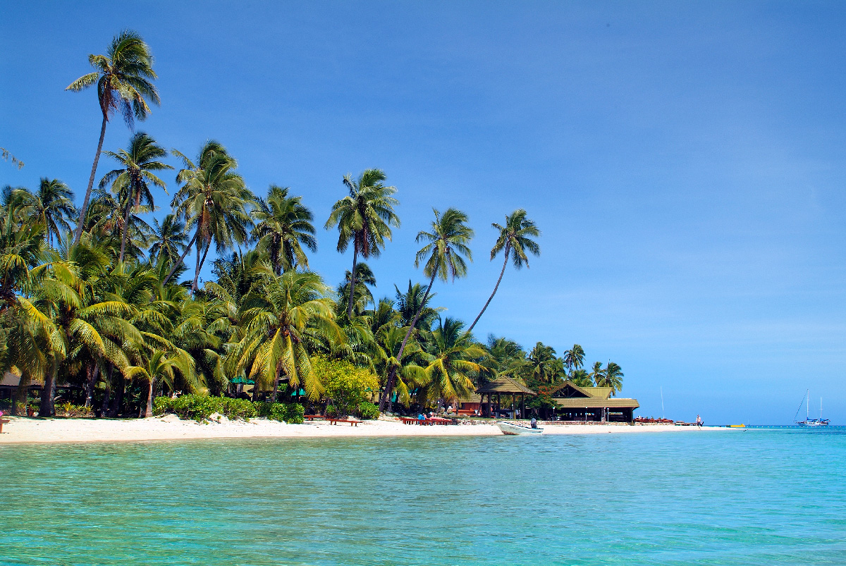 A dreamy beach in Fiji Islands