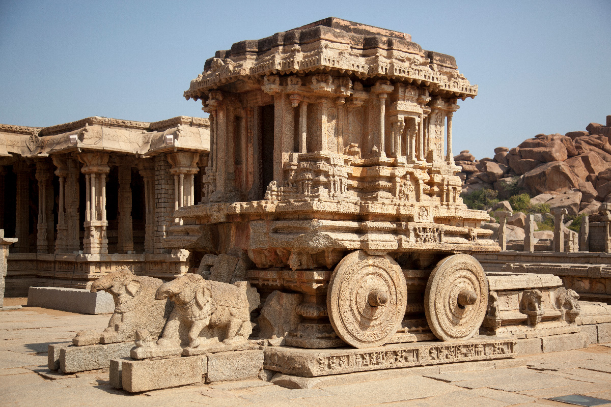 Stone chariot at Vittala Temple