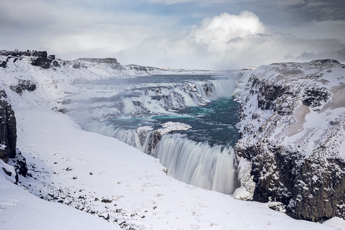 Gullfoss waterfalls in Iceland