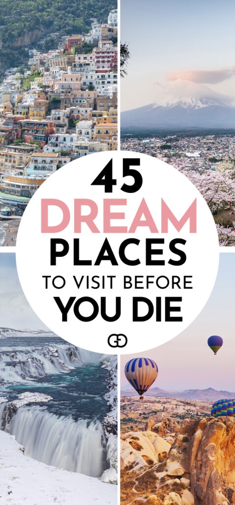 dream destinations pin