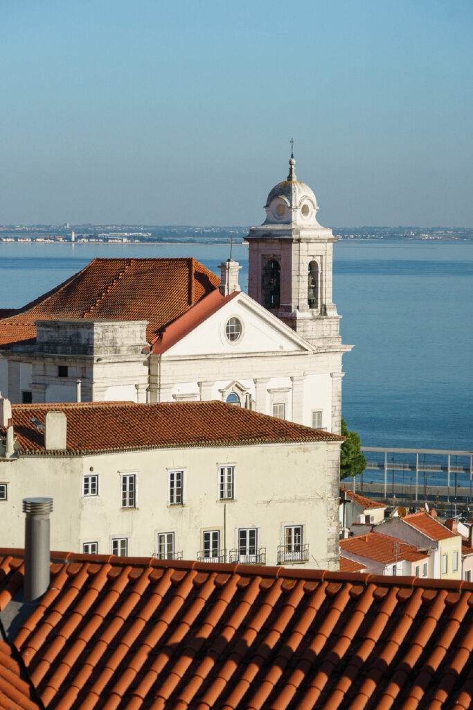 Close up view from Miradouro Portas Do Sol