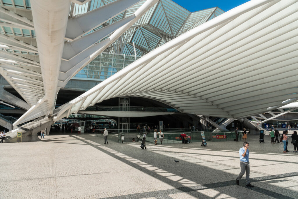 Gare Do Oriente, designed by Santiago Calatrava