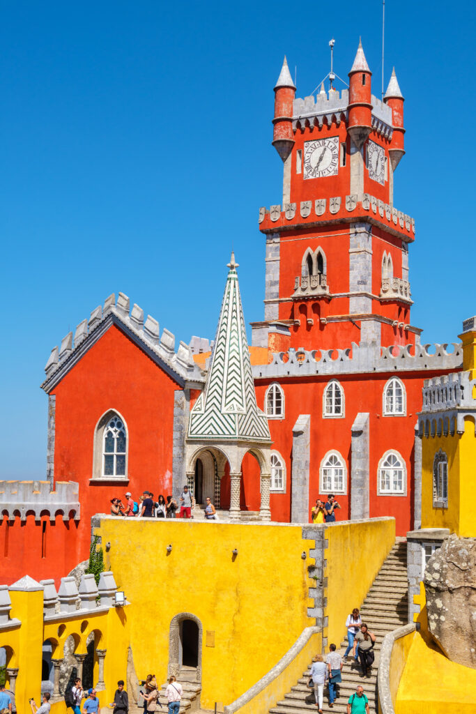 Inside Pena National Palace in Sintra