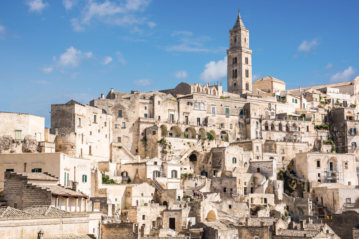Beautiful City of Matera in Basilicata