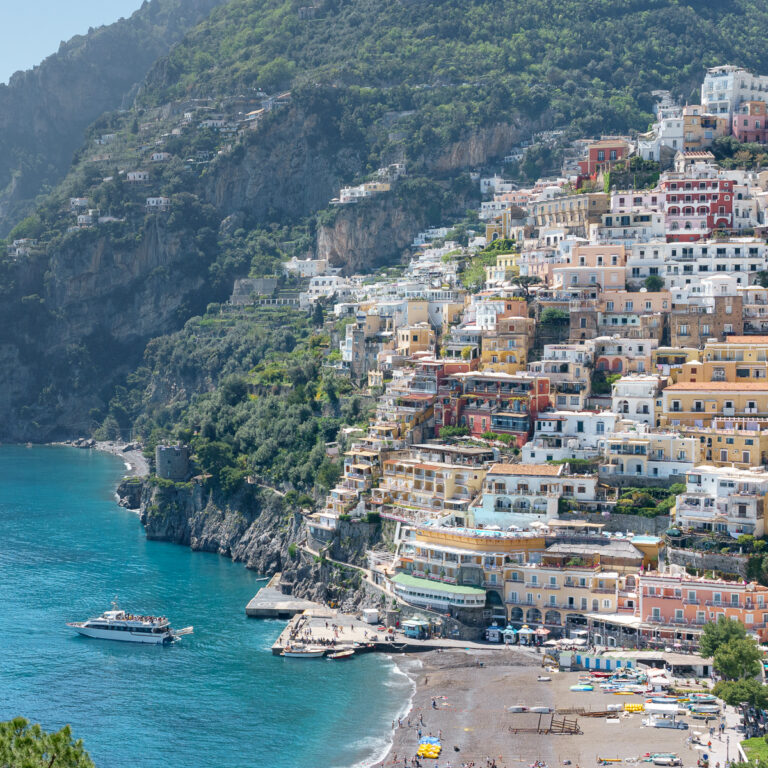 Positano, on the Amalfi coast, one of the most beautiful places in Italy