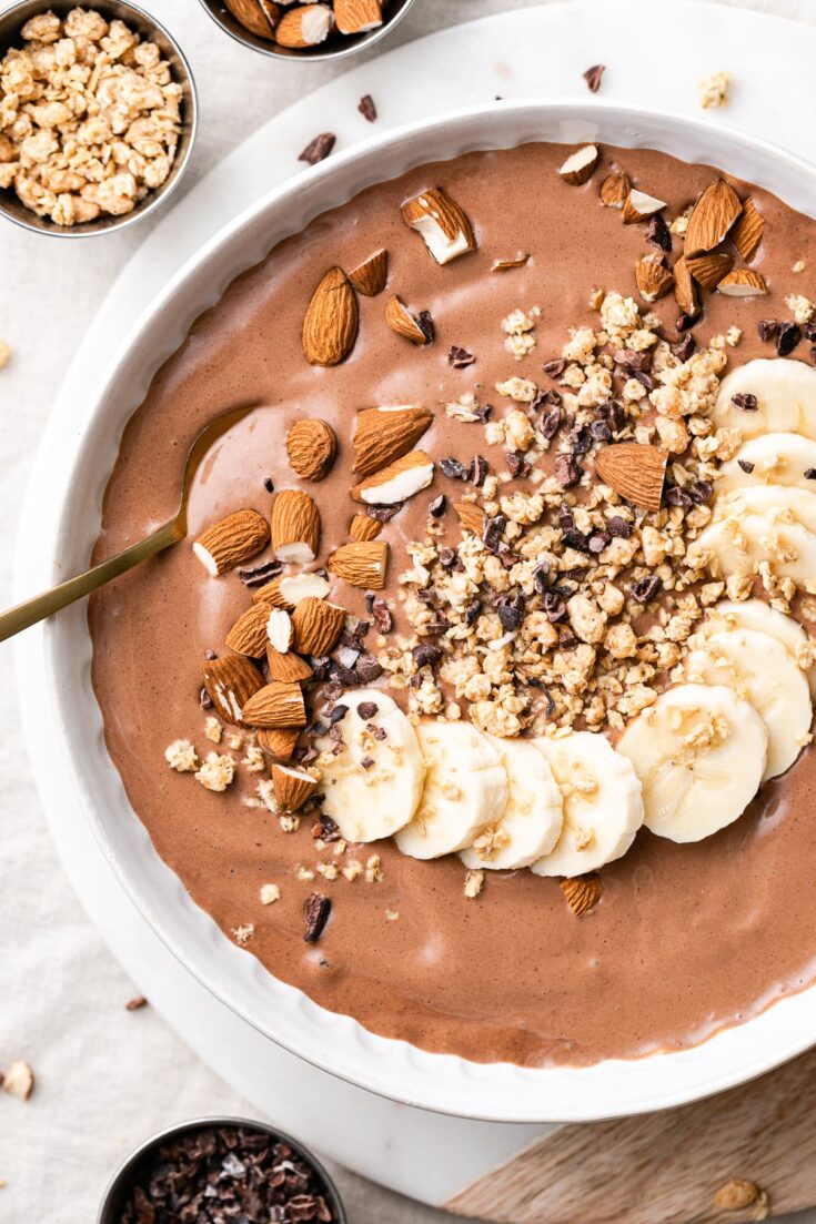 Image for Chocolate Almond Butter Smoothie Bowl