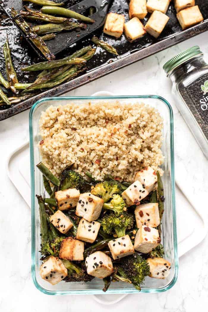 Image for Meal Prep Sesame Tofu Quinoa Bowls