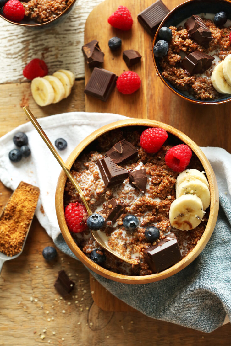 Image for Dark Chocolate Quinoa Breakfast Bowl