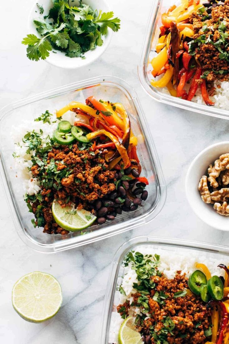 Image for Easy Vegan Burrito Bowls