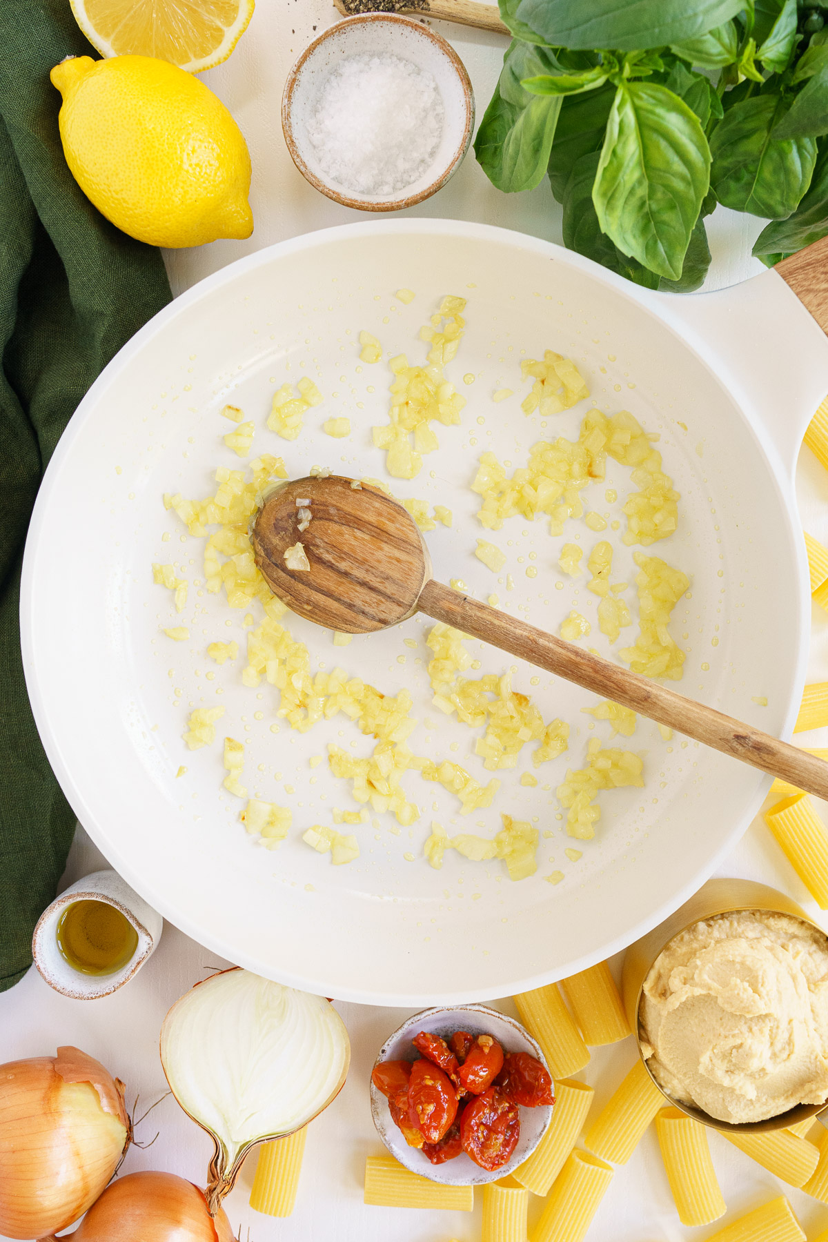 Hummus Pasta Gathering Dreams