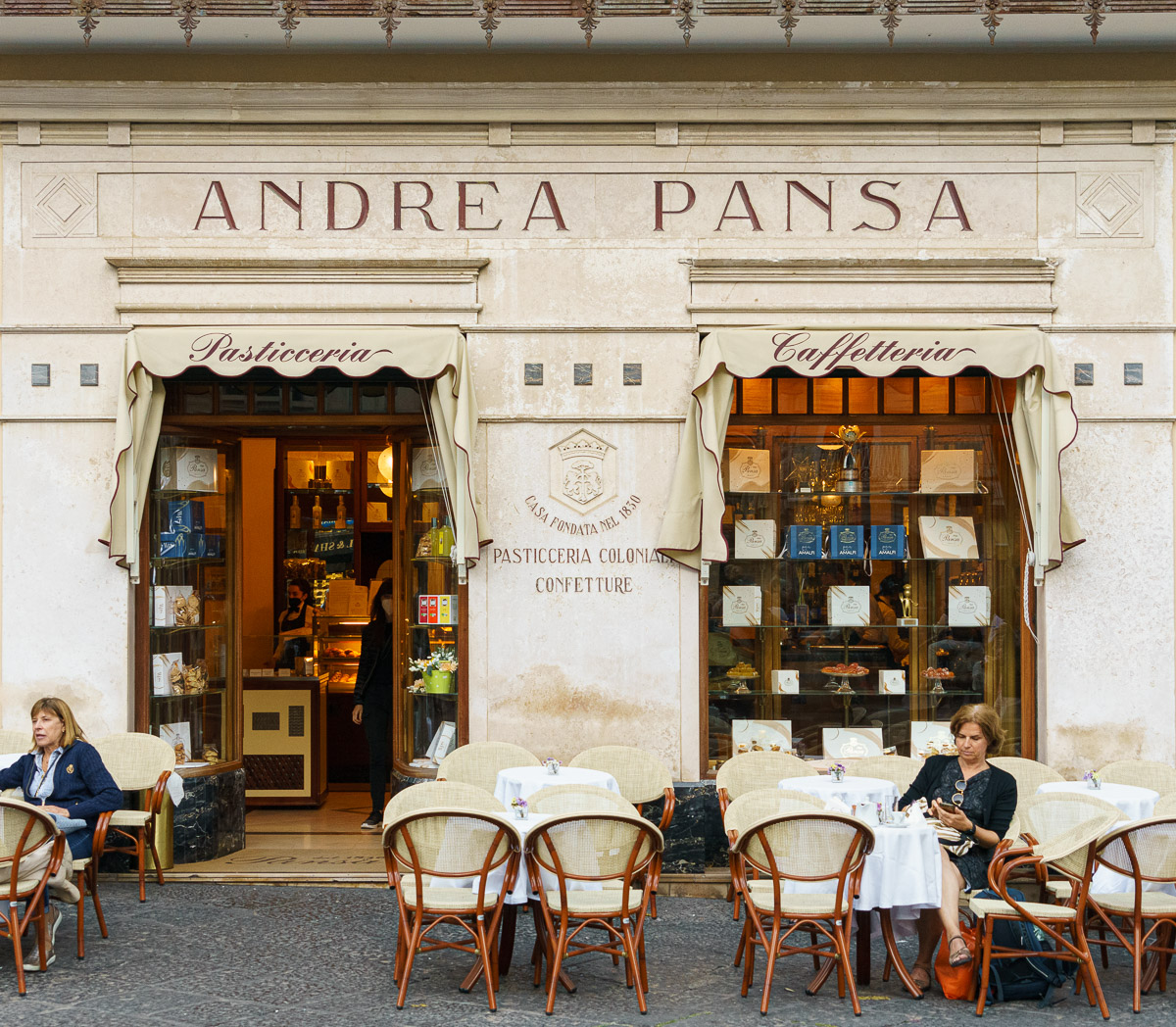 Pasticceria Pansa in Piazza Duomo, Amalfi