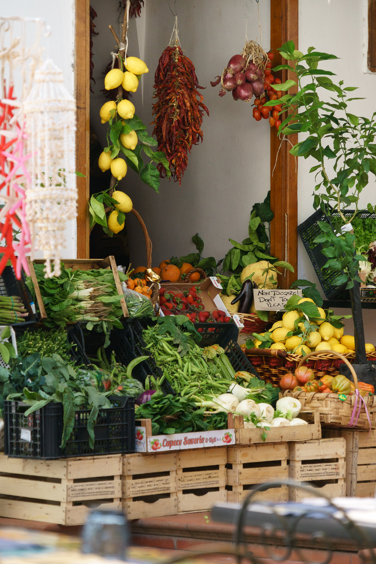 Beautiful grocery shop in Capri