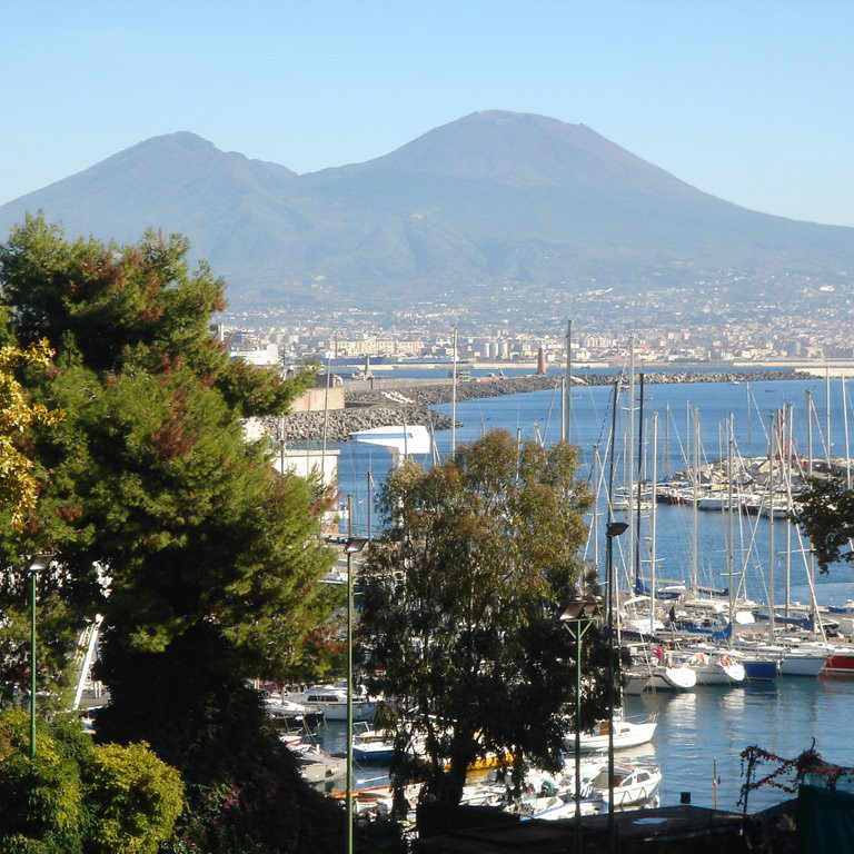 Vesuvio view from Naples
