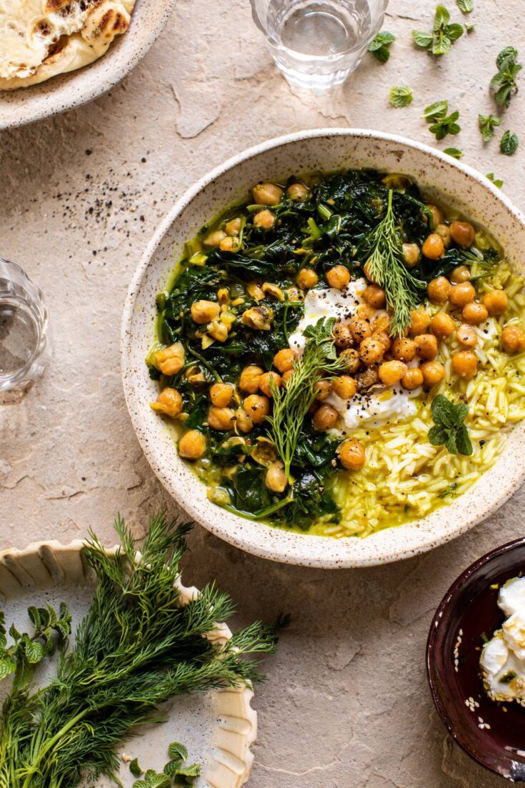 Image for Herb and Chickpea Stew with Rice