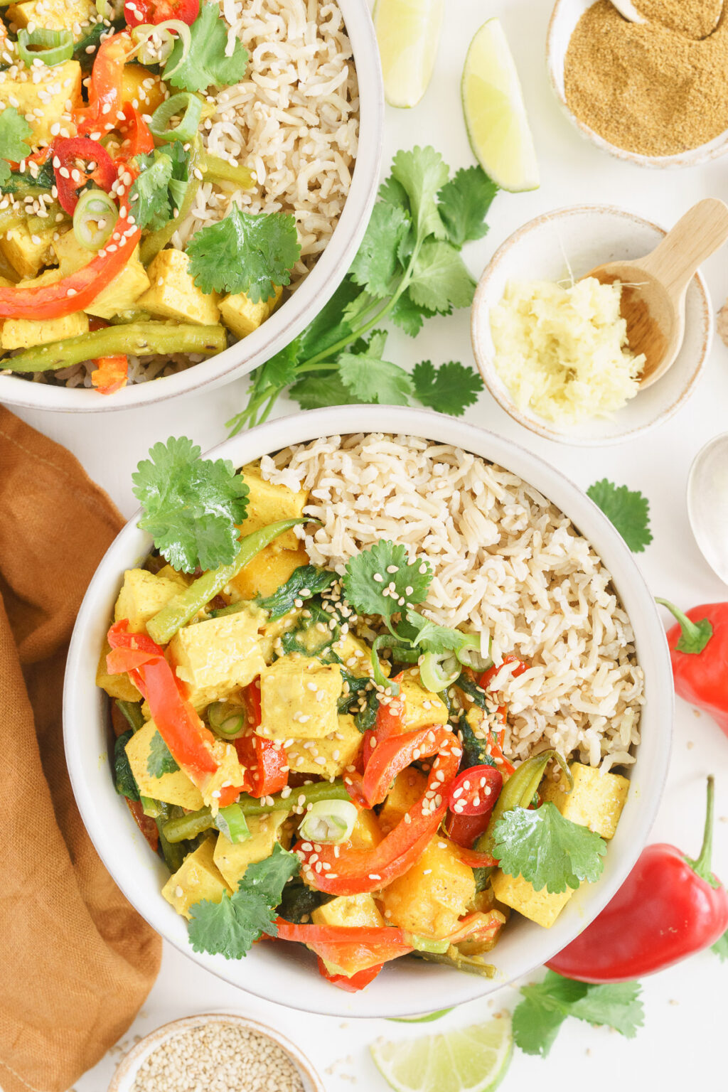 Easy Tofu Coconut Curry - Gathering Dreams