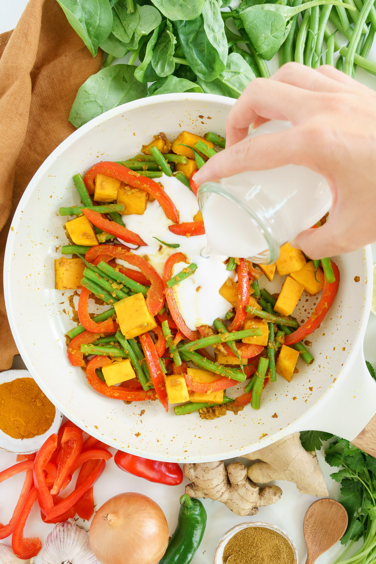 Easy Tofu Coconut Curry - Gathering Dreams