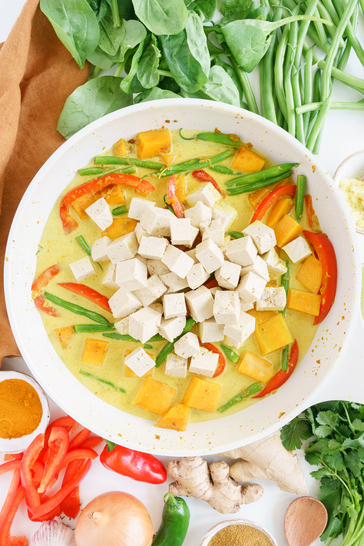 Easy Tofu Coconut Curry Gathering Dreams