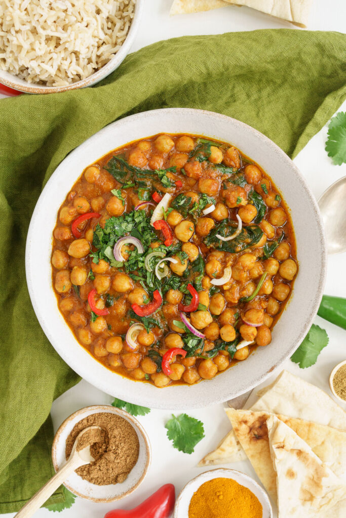 Easy Vegan Chickpea Curry - Gathering Dreams