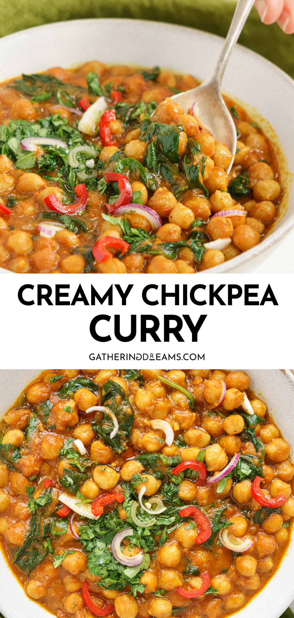 Easy Vegan Chickpea Curry - Gathering Dreams