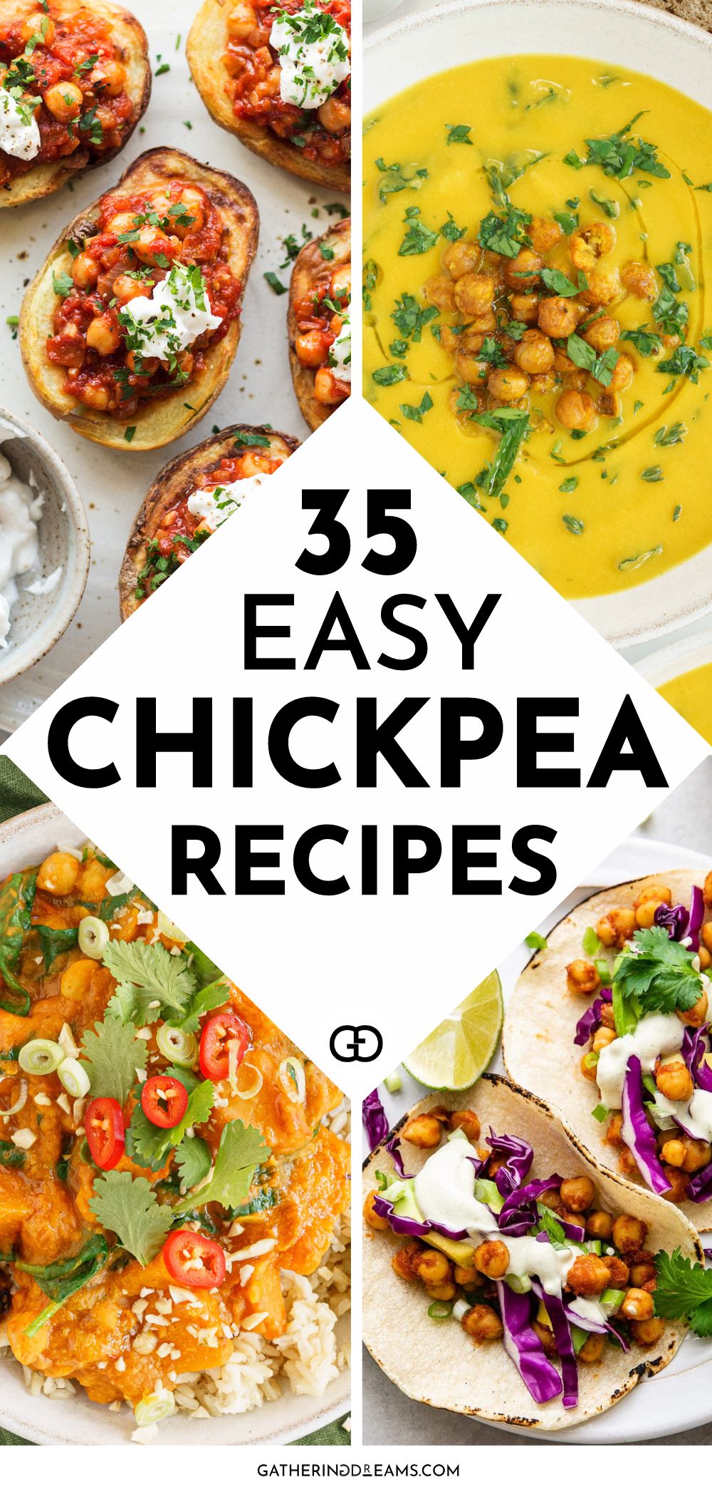 35 Easy Chickpea Recipes - Gathering Dreams